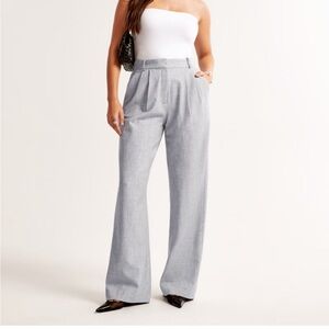 Abercrombie Sloane Pants Ultra High Waste Wide Leg NWT